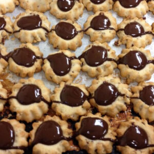 Chocolate Pecan Drop Cookies