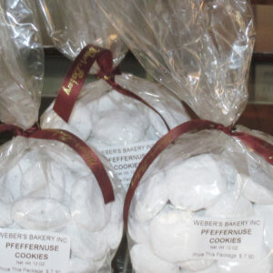 Bags of Pfeffernusse Cookies