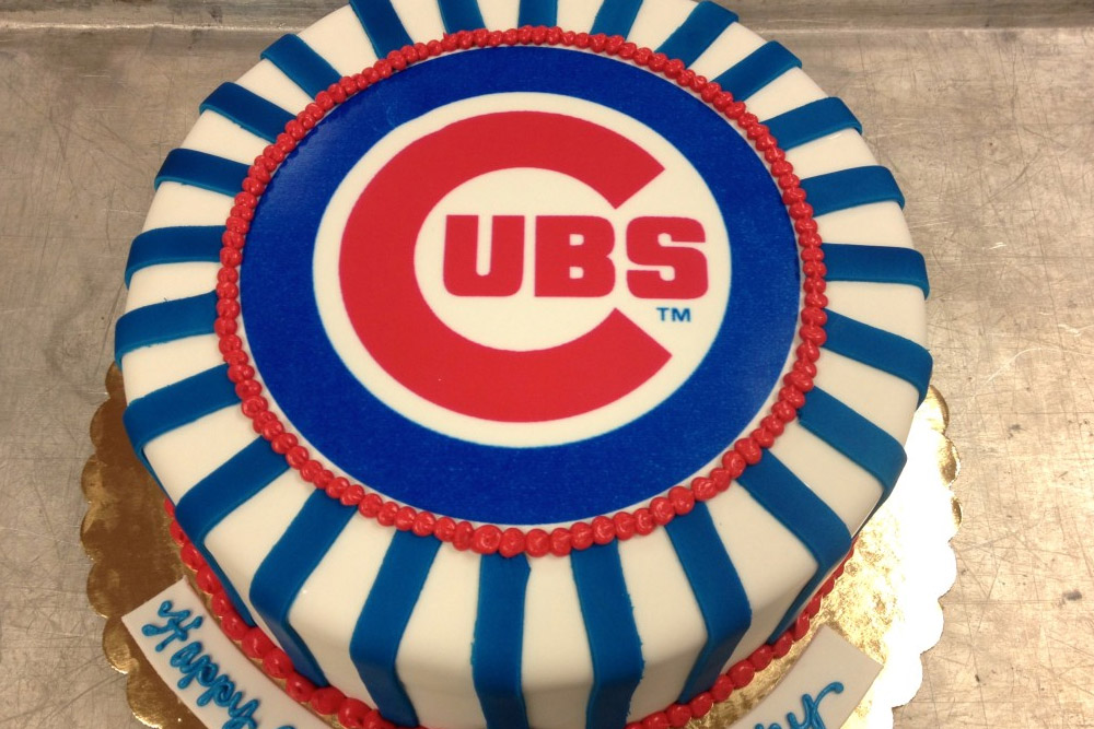 Chicago Cubs cake