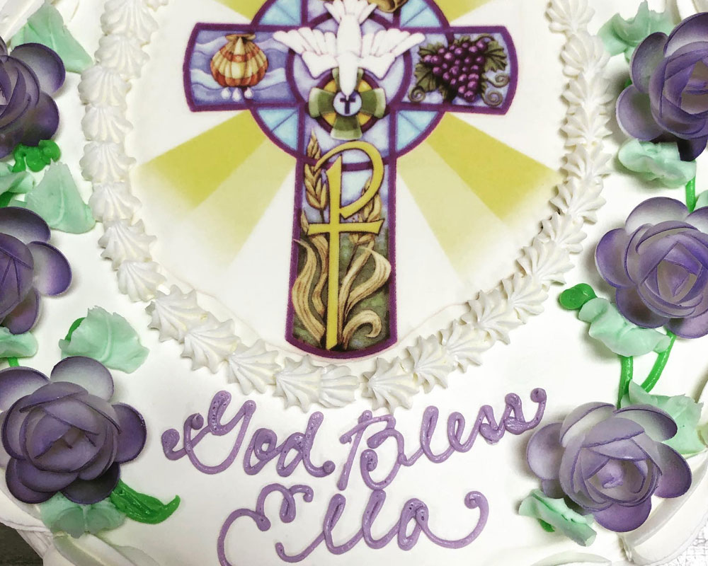 God Bless Ella cake