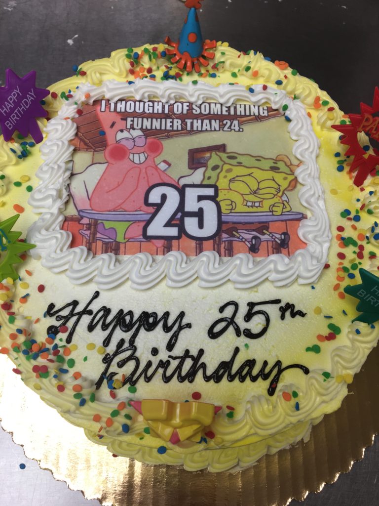 Spongebob "You know what's funnier than 24" decoration